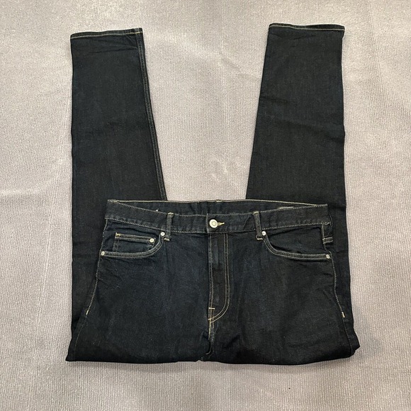 H&M Other - H&M Men's Étroite‎ Dark Wash Jeans Slim Fit Denim Size 36x30